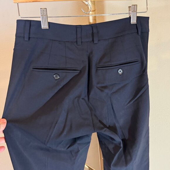 REVOLVE x Vince Side Strapping Stretch Wool Trouser Pant in Navy Blue Womens 4 - Picture 8 of 10